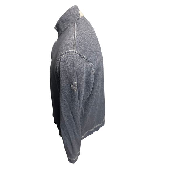 Johnnie-O Mens XXL Half ZIP Blue Pullover - Picture 2 of 5